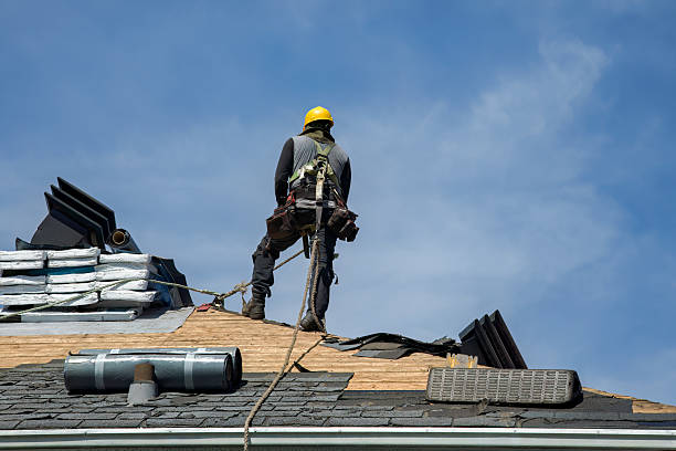 Professional Roofing technician working in Poseyville, IN